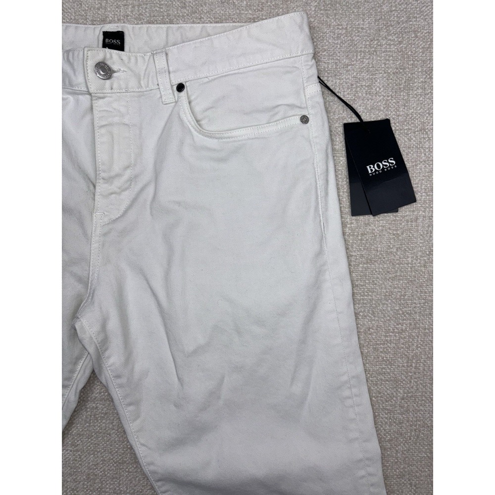 Hugo Boss Mens White Jeans Size 36 - Picture 6 of 13